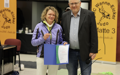 TuS-Judoka Dr. Bernadette Eller wird im Land geehrt